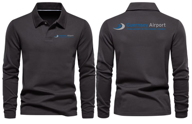 AIR GUERNES AIRPORT LONG SLEEVE POLO